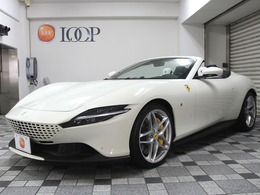 フェラーリ ローマスパイダー F1 DCT 左H LEDステア 赤幌 Special White Leather