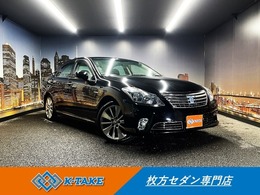 トヨタ クラウンハイブリッド 3.5 禁煙車 後期型 純正ナビ クルコン フルセグ