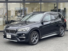 BMW X1 xドライブ 18d xライン 4WD 弊社下取 サンルーフ 茶革 ACC HUD LED