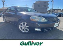 トヨタ マークII 2.5 グランデG 純正メーカーナビ レザーシート キーレス