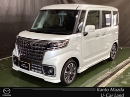 マツダ フレアワゴン 660 カスタムスタイル ハイブリッド XS 4WD LEDヘ　レーダーブレーキ　盗難防止装置