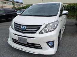 トヨタ アルファードハイブリッド 2.4 SR プレミアムシートパッケージ 4WD 禁煙/エンジン対策済/サンルーフ/プレミア