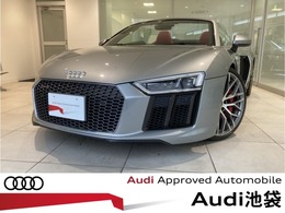 アウディ R8スパイダー V10 5.2 FSI クワトロ 4WD レーザーライト/B＆O/アルミ/REDキャリパー