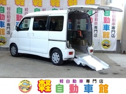ダイハツ アトレーワゴン 660 フレンドシップ スローパー リヤシートレス仕様 折り畳み補助シート付 4WD ABS　ターボ　Aftermarketナビ・TV　バックカメラ