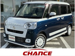 ダイハツ ムーヴキャンバス 660 ストライプス Gターボ 衝突軽減　レーンアシスト　純正大型ナビ