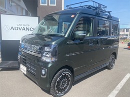 スズキ エブリイワゴン 660 PZターボ 4WD 4WD　リフトアップ　CVT　衝突被害軽減シス