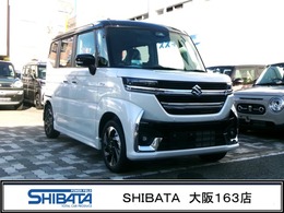 スズキ スペーシア 660 カスタム ハイブリッド XS 2トーンルーフ　スズキ保証付　デュアルセ