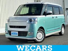 ダイハツ ムーヴキャンバス 660 ストライプス Gターボ 新品タイヤ/純正 10インチ SDナビ/スマート