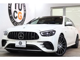 メルセデスAMG Eクラスワゴン E53 4マチックプラス (ISG搭載モデル) 4WD EXC/RSP 後期 1オナ 黒革 SR ナビTV 2年保