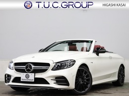 メルセデスAMG Cクラスカブリオレ C43 4マチック 4WD RSP 後期 Pスタ 赤革＆幌 ナビTV 2年保証