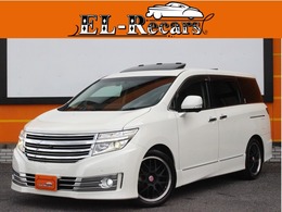 日産 エルグランド 3.5 ライダー 両パワスラ/アラview/黒本革/Wサンルーフ