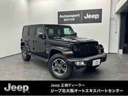 ジープ ラングラー アンリミテッド サハラ 2.0L 4WD LEDライト Bカメラレザ-シ-トヒ-タ-CarPlay