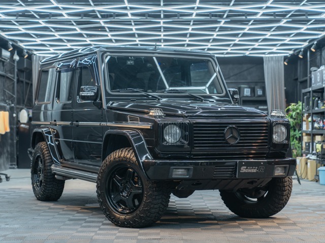 G55ロング リフトアップ マッドタイヤ ブラックアウト