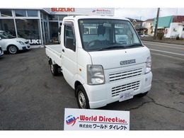 スズキ キャリイ 660 KCエアコン・パワステ 3方開 4WD 4WD　5速MT　エアコンパワステ　禁煙車