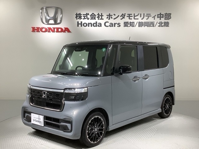 全国納車可 第三者機関証明書付 Honda SENSING新車保証 試乗禁煙車 ナビLXU-242NBI フルセグ Rカメラ CD録音ETC装備のN-BOXカスタム ターボコーディネートスタイル入庫！