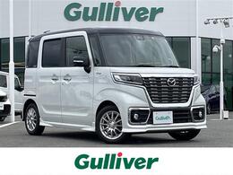 マツダ フレアワゴン 660 カスタムスタイル ハイブリッド XT 8型SDナビ フルセグ 両側電動 半レザー ETC