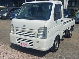スズキ キャリイ 660 FC エアコン・パワステ 3方開 4WD /Hi・Lo切替/4枚板バネリーフ/1オーナー