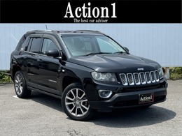 ジープ コンパス リミテッド 4WD 黒革シート　シートヒーター　サイドカメラ