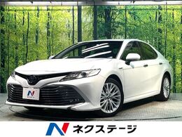 トヨタ カムリ 2.5 G レザーパッケージ 禁煙車 衝突軽減 純正8型ナビ 黒革 ETC