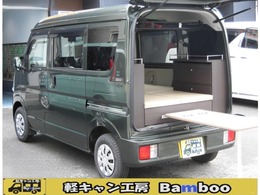 スズキ エブリイ 660 PC ハイルーフ Bamboo　Light　400WHポータブル電源　100V