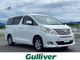 トヨタ アルファードハイブリッド 2.4 G 4WD 禁煙車 純正ナビ フルセグ 後席モニター
