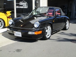 ポルシェ 911カブリオレ 911カレラ2カブリオレ 5MT　レッドレザーインテリア