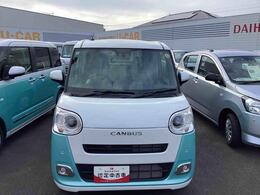 ダイハツ ムーヴキャンバス 660 ストライプス G インパネシフト　プッシュスタートスイッチ