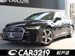 アウディ A6 55 TFSI クワトロ Sライン 4WD 純正ナビ　全周囲カメラ　ACC　ETC　黒革