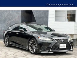 レクサス LS 500 Iパッケージ 4WD モデリスタエアロ　SR デジタルミラー 黒革