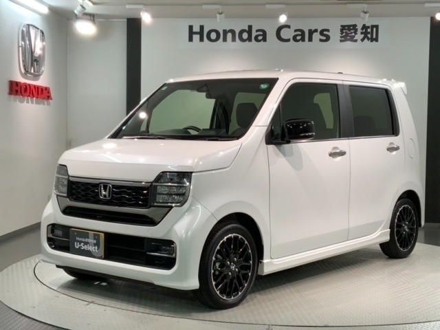 全国納車可 第三者機関証明書付 Honda SENSING 新車保証 試乗禁煙車 ナビVXM-245ZFEi フルセグ Rカメラ BTオ-ディオ シ-トヒ-タ-装備のN-WGNカスタム Lターボ入庫！
