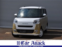 ダイハツ ムーヴキャンバス 660 ストライプス Gターボ 4WD 純正ナビTV　Bカメラ　両側パワスラ