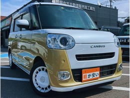 ダイハツ ムーヴキャンバス 660 ストライプス Gターボ 全周囲カメラ　前後ドラレコ　ETC　禁煙車
