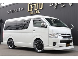 トヨタ ハイエース 2.7 GL ロング ミドルルーフ 4WD 3列REVOシ-ト2脚ロングスライドフロ-リング