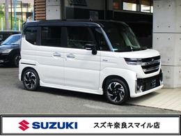 スズキ スペーシア 660 カスタム ハイブリッド XSターボ 2トーンルーフ　スズキ保証付　デュアルセ