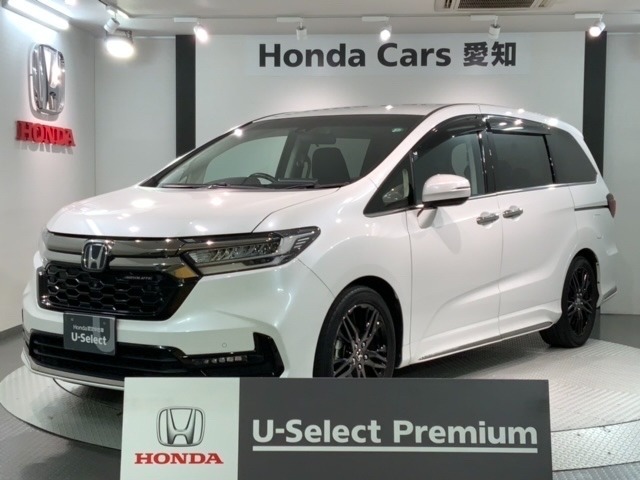 全国納車可 第三者機関証明書付 Honda SENSING 2年保証 ナビVXU-217DYi フルセグRカメラ マルチビュ- BTオ-ディオ ドラレコ ETC装備のオデッセイアブソルート EX入庫！