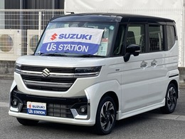 スズキ スペーシア 660 カスタム ハイブリッド XSターボ 4WD 9インチナビ　全方位カメラ　ターボ