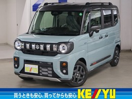 スズキ スペーシア 660 ギア ハイブリッド XZターボ 4WD 全方位モニター付ナビ シート/ステアヒータ