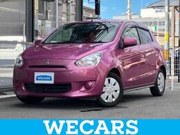 三菱 ミラージュ 1.0 M 社外 SDナビ/EBD付ABS/アイドリングストッ