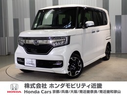 ホンダ N-BOX カスタム 660 G L ターボ ホンダセンシング ワンオーナー車　ギャザスメモリーナビ　ホ