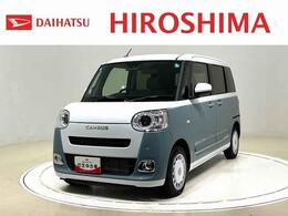 ダイハツ ムーヴキャンバス 660 ストライプス Gターボ LEDオートライト・フォグランプ　　プッ