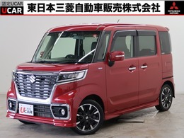 スズキ スペーシア 660 カスタム ハイブリッド XSターボ 4WD 衝突被害軽減　誤発進抑制　7型ナビ