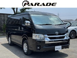 トヨタ ハイエースバン 2.7 スーパーGL ワイド ロング ミドルルーフ 4WD 1オーナ・ベッドキット・カープレイ