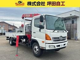 日野自動車 レンジャー 3段クレーン　ラジコン付　フックイン 古河ユニック　URU343　アオリ補助装置　ロ