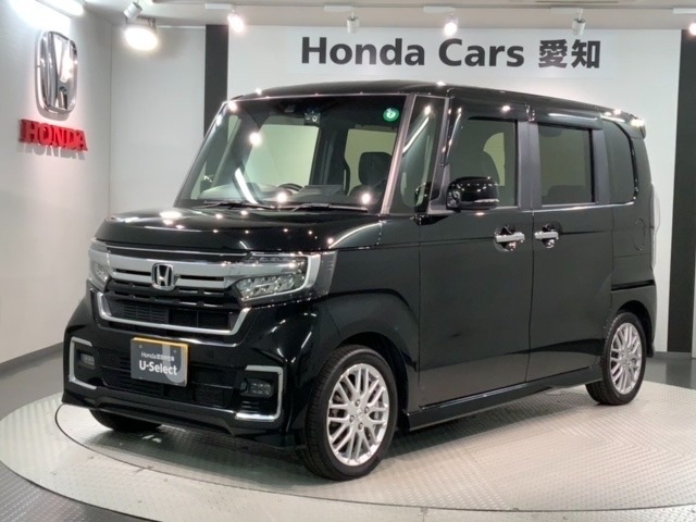 全国納車可 第三者機関証明書付 最長5年保証 ナビVXM-224VFi TV Rカメラ CD録音 BTオ-ディオ DVD ドラレコ シ-トヒ-タ- ETC装備のN-BOXカスタム Lターボ入庫！