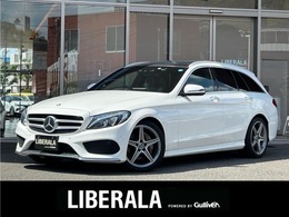 メルセデス・ベンツ Cクラスワゴン C180 ローレウス エディション サンルーフ 黒革 純正ナビTV ACC BSM