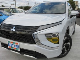三菱 エクリプスクロス PHEV 2.4 P 4WD レザーシート　純正8インチナビ
