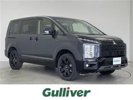 三菱 デリカD：5 2.2 シャモニー 電動サイドステップ非装着車 ディーゼルターボ 4WD 登録済未使用車 ALPINE11型ナビ Bカメ BSM