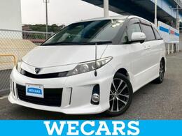 トヨタ エスティマ 2.4 アエラス 新品タイヤ/HDDナビ/フリップダウン