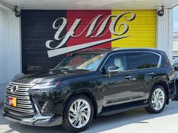 レクサス LX 600 4WD ユーザー買取車　ワンオーナー　白革シート