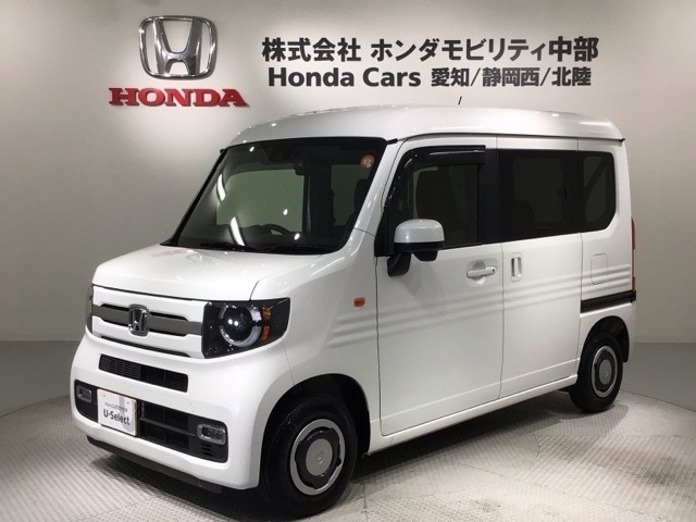 全国納車可 第三者機関証明書付 最長5年保証 ワンオーナー BTオ-ディオ ドラレコ ETC LEDライト VSA クルコン フォグ スマ-トキ- 盗難防止装置装備のN-VAN ファンターボ入庫！